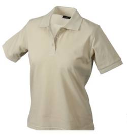 James & Nicholson Damen Ladies' Polo Poloshirt, Beige (beige Stone), XX-Large von James & Nicholson