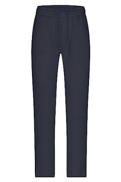 James & Nicholson Damen Lounge Hose - Angesagte Sweat-Hose aus Bio-Baumwolle mit elastischem Bund und Kordel | Farbe: Navy | Grösse: XXL von James & Nicholson