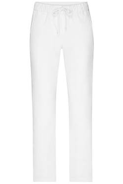 James & Nicholson Damen Schlupfhose - Praktische Schlupfhose mit elastischem Gummibund und gerader Beinweite | Farbe: White | Grösse: 48 von James & Nicholson