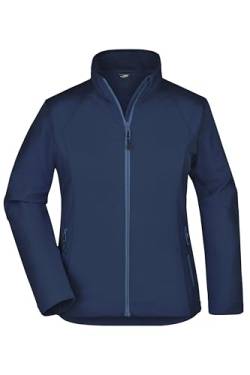 James & Nicholson Damen Softshell Jacke - Modische und sportliche Jacke aus elastischem Softshell | Farbe: navy | Grösse: M von James & Nicholson