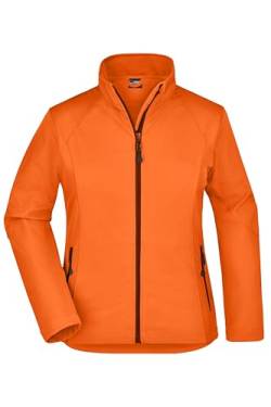 James & Nicholson Damen Softshell Jacke - Modische und sportliche Jacke aus elastischem Softshell | Farbe: orange | Grösse: L von James & Nicholson