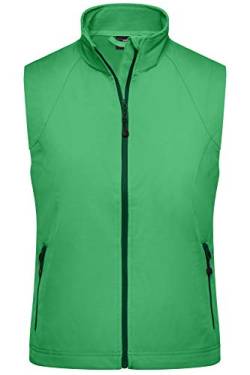 James & Nicholson Damen Softshell Weste - Taillierte Weste aus elastischem Softshell | Farbe: green | Grösse: M von James & Nicholson