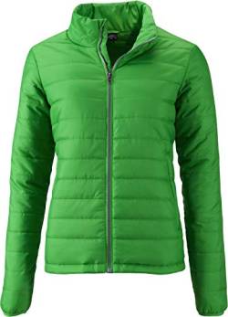 James & Nicholson Damen Steppjacke - Wattierte Jacke mit tailliertem Schnitt | Farbe: green | Grösse: M von James & Nicholson