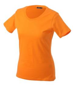 James & Nicholson Damen T-Shirt Basic Large orange von James & Nicholson