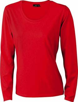 James & Nicholson Damen T-Shirt Langarmshirt X-Large red von James & Nicholson