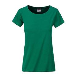 James & Nicholson - Damen T-Shirt in klassischer Form (M, Irish-Green) von James & Nicholson