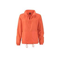 James & Nicholson - Damen Windbreaker für Promotion und Freizeit (L, Bright-orange) von James & Nicholson