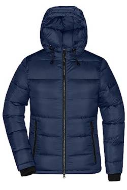 James & Nicholson Damen Winter Steppjacke Sorona® - Modische Winterjacke mit Steppung und atmungsaktiver DuPont™ Sorona® Wattierung | Farbe: navy/electric-blue | Grösse: XXL von James & Nicholson