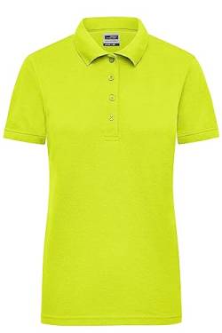 James & Nicholson Damen Workwear Polo Signal - Poloshirt in leuchtenden Farben für Freizeit und Beruf | Farbe: neon-Yellow | Grösse: 4XL von James & Nicholson