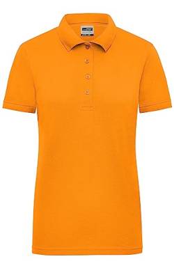 James & Nicholson Damen Workwear Polo Signal - Poloshirt in leuchtenden Farben für Freizeit und Beruf | Farbe: neon-orange | Grösse: 3XL von James & Nicholson