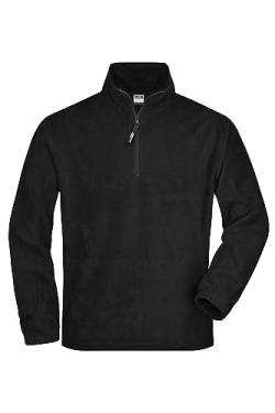 James & Nicholson Fleece Sweat - aus pflegeleichtem Anti-Pilling-Fleece für Damen und Herren | Farbe: Black | Grösse: XL von James & Nicholson