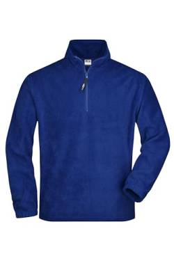 James & Nicholson Fleece Sweat - aus pflegeleichtem Anti-Pilling-Fleece für Damen und Herren | Farbe: royal | Grösse: M von James & Nicholson