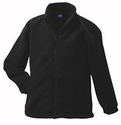 James & Nicholson - Full-Zip-Fleece Jacke 3XL,Black von James & Nicholson