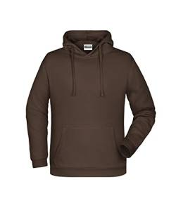 James & Nicholson Herren Basic Kapuzensweat - Klassischer Hoody mit Kängurutasche | Farbe: Brown | Grösse: 3XL von James & Nicholson