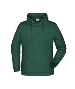 James & Nicholson Herren Basic Kapuzensweat - Klassischer Hoody mit Kängurutasche | Farbe: Dark-Green | Grösse: 3XL von James & Nicholson