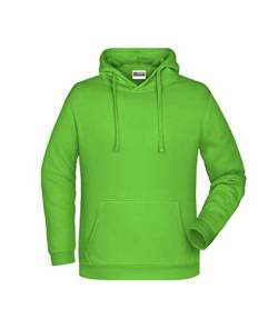 James & Nicholson Herren Basic Kapuzensweat - Klassischer Hoody mit Kängurutasche | Farbe: Lime-Green | Grösse: M von James & Nicholson