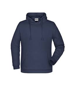 James & Nicholson Herren Basic Kapuzensweat - Klassischer Hoody mit Kängurutasche | Farbe: Navy | Grösse: 3XL von James & Nicholson