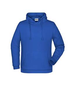 James & Nicholson Herren Basic Kapuzensweat - Klassischer Hoody mit Kängurutasche | Farbe: royal | Grösse: M von James & Nicholson