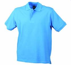 James & Nicholson Herren Classic Polo Poloshirt, Blau (Aqua), XL von James & Nicholson