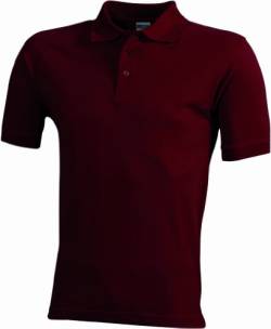 James & Nicholson Herren Classic Polo Poloshirt, Rot (rot Wine), Large von James & Nicholson