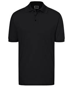 James & Nicholson Herren Classic Polo Poloshirt, Schwarz, L von James & Nicholson