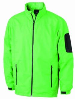 James & Nicholson Herren Jacke Funktionsjacke grün (limegreen/carbon) X-Large von James & Nicholson