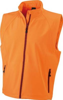 James & Nicholson Herren Jacke Softshellweste orange (orange) Medium von James & Nicholson