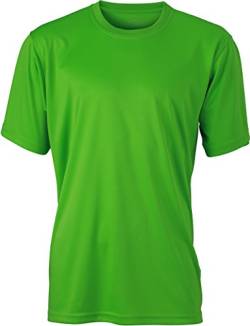 James & Nicholson Herren Langarmshirt Funktions T-Shirt Mens Active grün (Lime/Green) XXX-Large von James & Nicholson