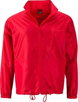 James & Nicholson Herren Men's Promo Jacket Jacke, Rot (Light-Red), Large von James & Nicholson