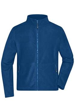 James & Nicholson Herren Microfleece Jacke - Klassisch geschnittene Jacke aus pillingfreiem Microfleece | Farbe: royal | Grösse: 3XL von James & Nicholson