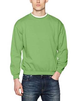James & Nicholson Herren Round-Sweat-Heavy Sweatshirt, Grün (Lime-Green), Medium von James & Nicholson