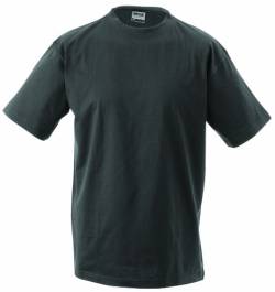 James & Nicholson Herren Round-T-Heavy T-Shirt, Grau (Graphite), X-Large von James & Nicholson