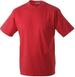 James & Nicholson Herren Round-T-Heavy T-Shirt, Rot (red), XX-Large von James & Nicholson