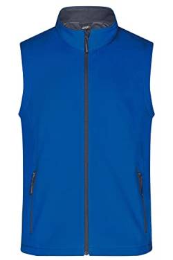 James & Nicholson Herren Softshell Weste - Funktionale Softshell Weste in attraktiven Farben | Farbe: nautic-blue/navy | Grösse: L von James & Nicholson