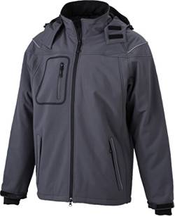 James & Nicholson Herren Winter Softshelljacke - Hochfunktionelle Jacke mit TPU Membran | Farbe: carbon | Grösse: XXL von James & Nicholson