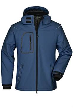 James & Nicholson Herren Winter Softshelljacke - Hochfunktionelle Jacke mit TPU Membran | Farbe: navy | Grösse: 3XL von James & Nicholson