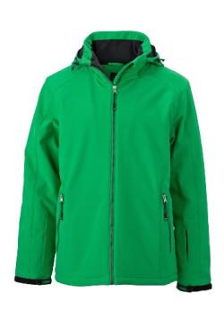 James & Nicholson Herren Wintersport Jacke - Elastische Softshelljacke für alle Wintersportaktivitäten | Farbe: green | Grösse: XL von James & Nicholson