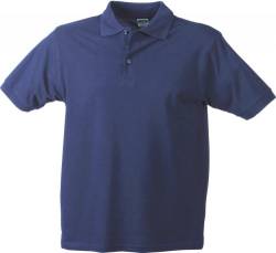 James & Nicholson Herren Work Poloshirt - Robustes Arbeitspolo aus einlaufvorbehandeltem Piqué | Farbe: Navy | Grösse: 6XL von James & Nicholson