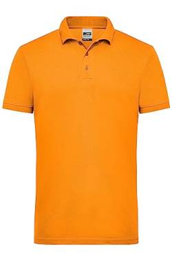 James & Nicholson Herren Workwear Polo Signal - Strapazierfähiges und pflegeleichtes Poloshirt in Signalfarben | Farbe: neon-orange | Grösse: 3XL von James & Nicholson