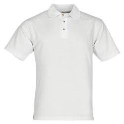 James & Nicholson Herrenpolo Upgrade®-Silver - Polohemd mit antimikrobieller Frischeausrüstung | Farbe: White | Grösse: 3XL von James & Nicholson