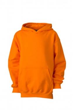James & Nicholson Jungen Hooded Sweat Junior Sweatshirt, Orange (orange), XX-Large (Herstellergröße: XXL (158/164)) von James & Nicholson