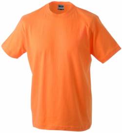 James & Nicholson Jungen Junior Basic Rundhals T-Shirt, Orange (orange), Large (Herstellergröße: L (134/140)) von James & Nicholson