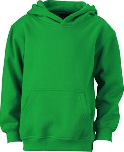 James & Nicholson Jungen Sweatshirt Sweatshirt Hooded Sweat Junior grün (Fern Green) X-Small von James & Nicholson