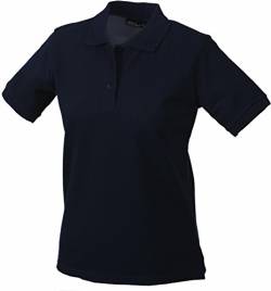 James & Nicholson Klassisches Ladies Poloshirt JN 071 Gr. Small, Blau/Marineblau von James & Nicholson