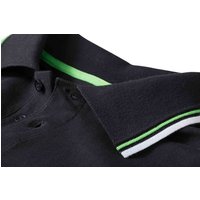 James & Nicholson Poloshirt Herren Polo mit Kontraststreifen an Kragen und Ärmel JN966 (Doppelpack, 2er-Pack) Men's coldblack® Polo von James & Nicholson