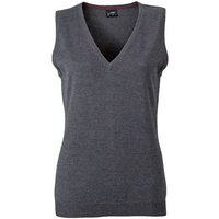 James & Nicholson Pullunder JN 656 Damen V-Neck Pullunder Leichte Strickqualität von James & Nicholson