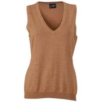 James & Nicholson Pullunder JN 656 Damen V-Neck Pullunder Leichte Strickqualität von James & Nicholson