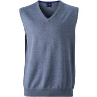 James & Nicholson Pullunder JN 657 Herren V-Neck Pullunder Leichte Strickqualität von James & Nicholson