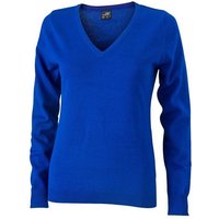 James & Nicholson Strickpullover JN 658 Damen V-Neck Pullover Leichte Strickqualität von James & Nicholson