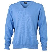 James & Nicholson Strickpullover JN 659 Herren V-Neck Pullover Leichte Strickqualität von James & Nicholson